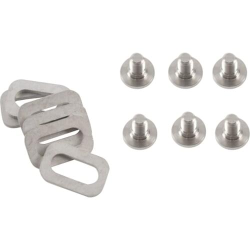 Titanium Bolts Spacers for LOOK KEO Road Bike Clipless Pedals Cleats