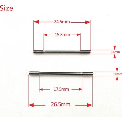 24.5mm 26.5mm watch screw tube for AP Oak Offshore watch rubber/Leather Strap Belt Band