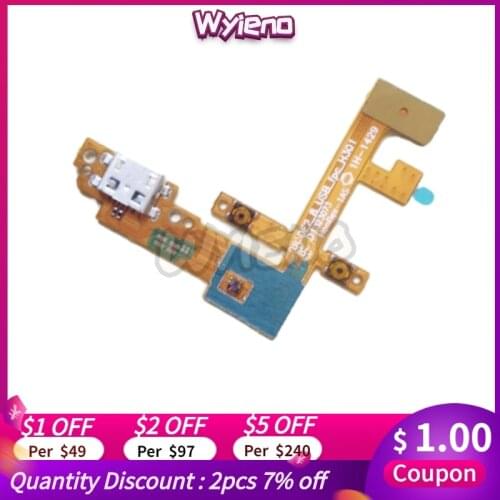 Wyieno For Lenovo Yoga Tab 2 830 830F Charger Port Board USB Charging Connector Flex Cable Plug Replacement Parts + Tracking