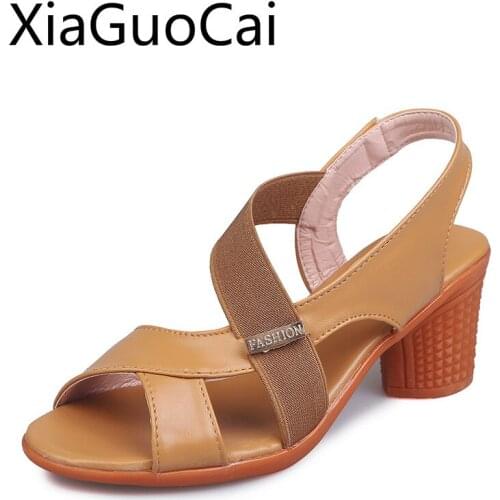 Comfortable Fashion Summer Women Sandals Back Strap High Quality Ladies Casual Sandals High Heels Platform Sandals
