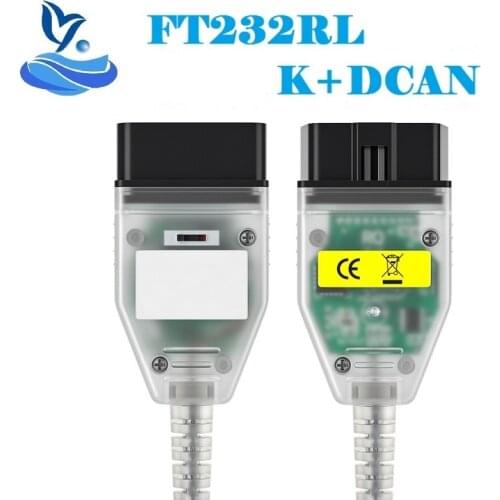 10PCS INPA K+CAN With Switch FTDI FT232RL OBD2 Cable Diagnostic interface for BMW INPA K DCAN Support K Line