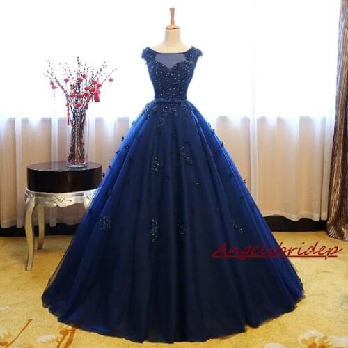 ANGELSBRIDEP Hollow Back Quinceanera Dresses 15 Party Charming Appliques Vestido Debutante Gowns Plus Size Vestidos De 16 Anos