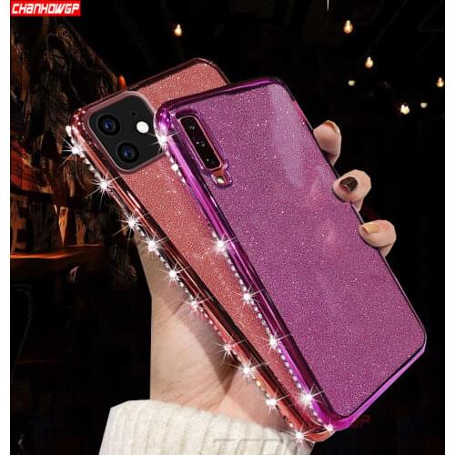 3D Diamond Case for Samsung GalaxyA51 A71 A50 A70 A30 A40 A20 A10 A20E A01 A21 S20 Ultra S10 Plus S9 S8 Glitter Silicone Cover