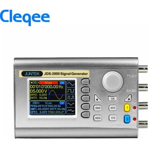 Cleqee JDS2900 60MHz digital control dual channel DDS function signal generator