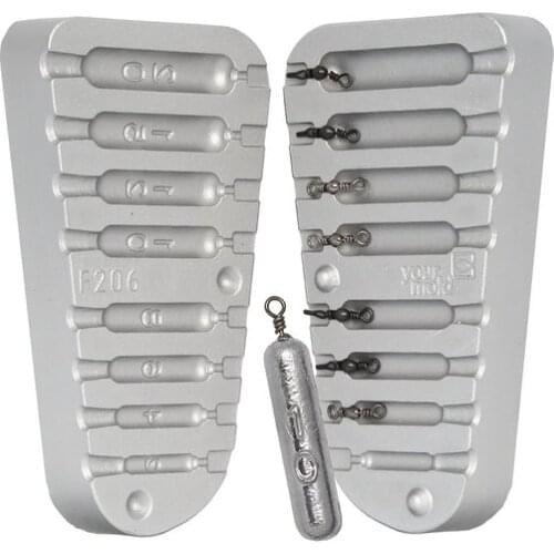 Mould fishing lead Drop Shot Finesse gr.2-4-6-8-10-12-15-20 F 206