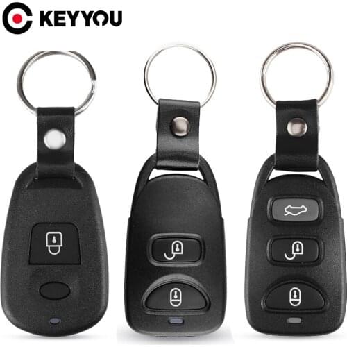 KEYYOU Remote Key Shell Case Fob For Hyundai Elantra Sonata Santa For Kia Carens Replacement 2+1 2 3+1 Buttons 2+1 Button