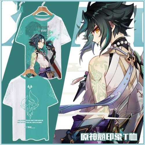 Genshin Impact Cosplay Costume Xiao Zhongli HuTao GanYu Lisa Kong NingGuang Short sleeve Fashion jacket coat Game clothes Unisex