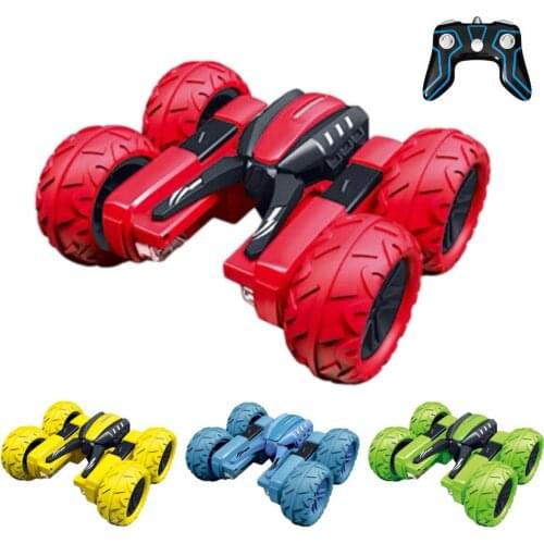 RC Car 2.4G 4CH Drift Stunt Car Toy 2.4GHz Waterproof High Speed Electric 360 Rotating Stunt Climbing Car For Kids Gift