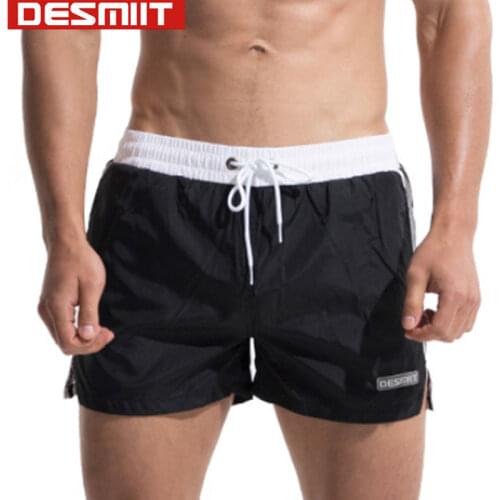 Nylon Mens Swimming Shorts Desmiit Swimwear Mens Swim Trunks Light Thin Waterproof Beach Wear Surfing Swimsuit Boxers zwembroek