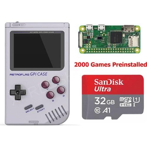 Raspberry Pi Zero W Original Retroflag GPi CASE Handheld Game Console 32G
