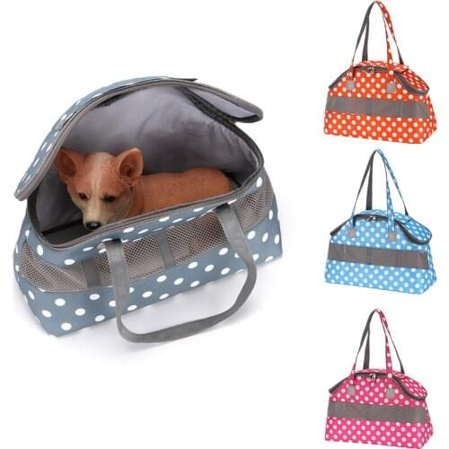 Soft-Sided Pet Dog Carrier Bag Travel Cat Carriers Portable Backpack Cat Cage Breathable Small Dog Travel Bag Airplane Approved