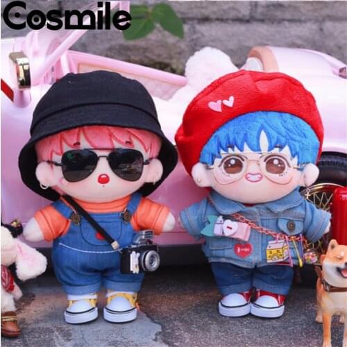 Cosmile Handmade Kpop Star Jungkook V Plush 20cm Doll Body Stuffed Toy Cotton Soft Cute New C