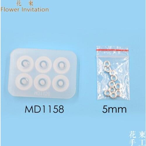 Flower Invitation bead bracelet mold package transparent silicone mold epoxy beads filament