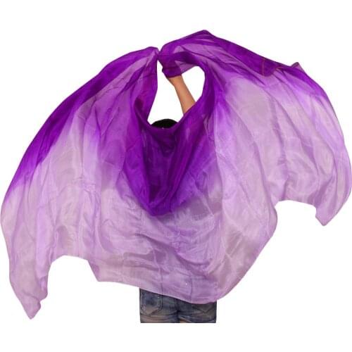 Belly Dance Props Women 100% silk Belly dance veils Dancing Accessories Veils wholesale Size and color can be customized