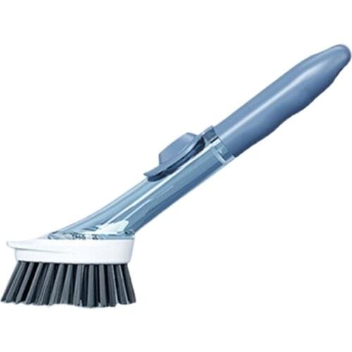 Dish Brush With Handle Dish Scrubber Soap Dispenser Wand Refills Kitchen Cleaning Brush Durable Reusable Non Scratch