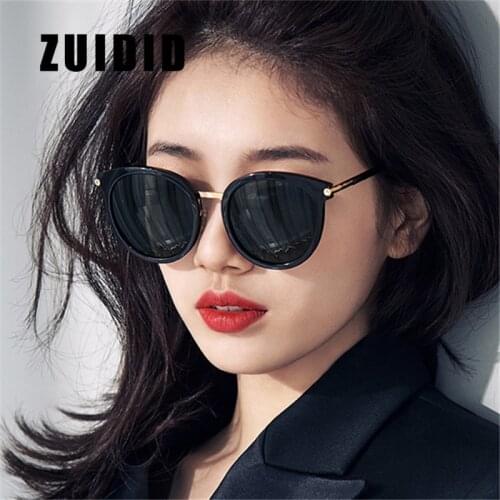 ZUIDID Vintage Sunglasses Women Brand Designer Fashion Round Frame Female Sun Glasses Ladies UV400 Shade Travel Driving