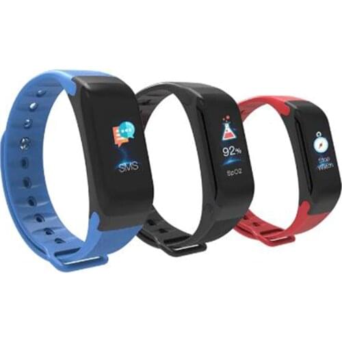 F1 PLUS Smart Bracelet IP67 Blood Pressure Heart Rate Monitor smart band Activity Fitness Tracker Pedometer for Andriod IOS