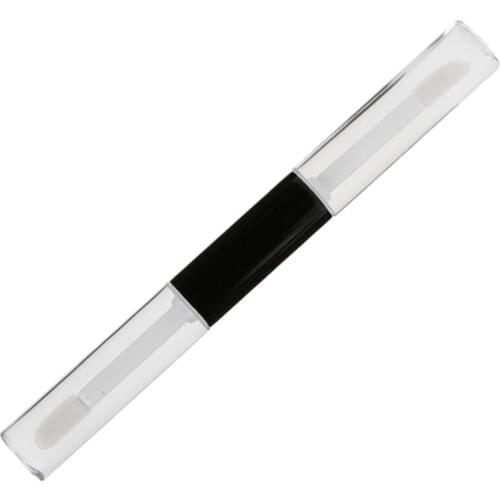 Pack of 2 Mini Plastic Protable Empty Lip Gloss Tube Container Lip Balm Bottle Cosmetic Makeup 4ml