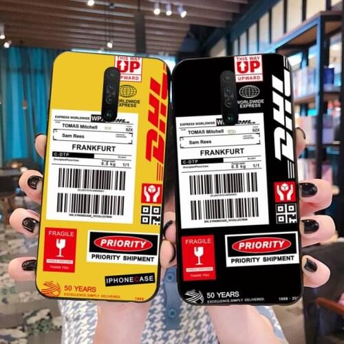YJZFDYRM Hot Dhl Express Coque Shell Phone Case for Redmi Note 9 8 8T 8A 7 6 6A Go Pro Max Redmi 9 K20