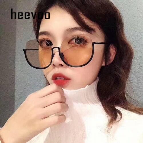 Fashion Round Candy Color Sunglasses Women Sun Glasses Lens Alloy Sunglasses female Eyewear Frame Driver Goggles Car Accessorie