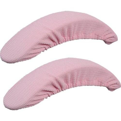 1 Pair Stretch Fabric Furniture Armrest Cover, Non Slip & Comfortable, Fits Most Shape Arms of Recliner Sofa Couch