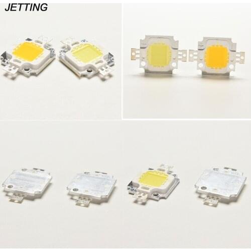 1PC 10W 9-12V Warm White LED Chip SMD High Power LED Bulb Bead For Flood Lights