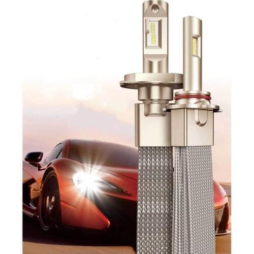 100W Car LED 12V/24V Car/Truck Lights H1 H4 LED Headlight Bulb H7 9005 9006 H11 H8 LED Canbus Car Lamps 6000K 20000LM Fanless