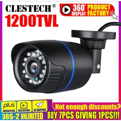 11.11 BIGSALE HD Real 1200TVL Security Surveillance Mini CCTV Camera Outdoor Waterproof ip66 infrared Night Vision Color vidicon
