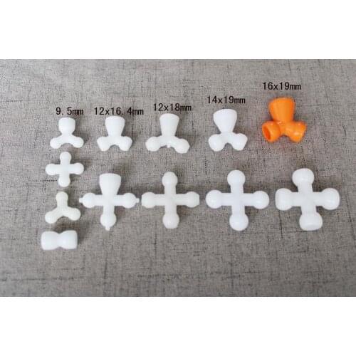 20pcs---cross--Y--shape skelton joint connector fit for 9.5/12/14/16mm/21mm/25.5mm toy bulk skeletonjoint