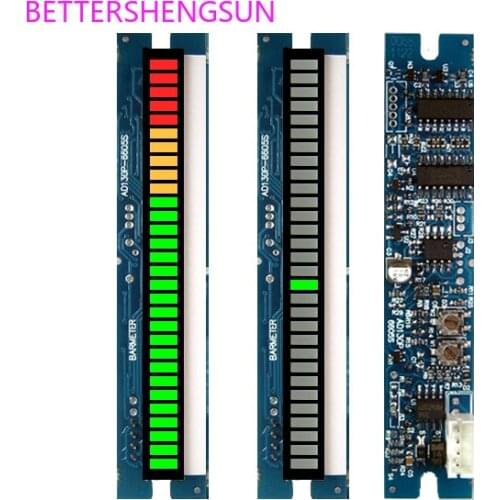 30-segment 66mm tri-color LED light beam module for measuring voltage and current, DC5V power supply