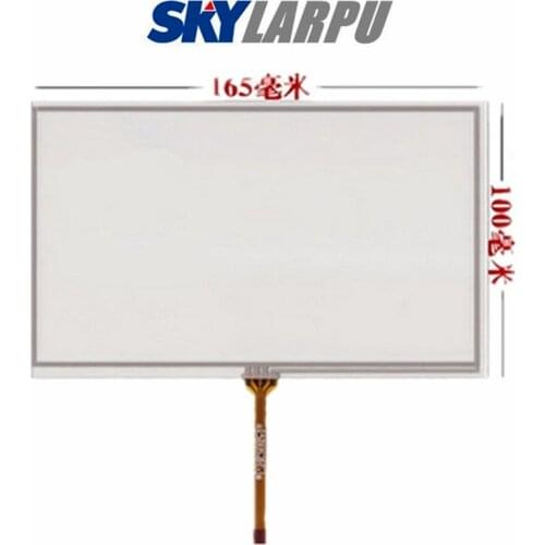 7"Inch 165*100mm Touchpanel for Car GPS Navigation Touchscreen Digitizer Panel Glass Free Shipping