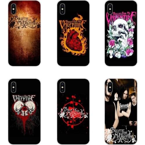 Accessories Phone Case Bullet For My Valentine band For Xiaomi Mi4 Mi5 Mi5S Mi6 Mi A1 A2 5X 6X 8 9 Lite SE Pro Mi Max Mix 2 3 2S