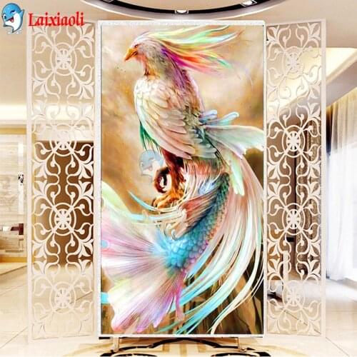 Diamond Painting Fantasy art Animal Fish Bird Cross Stitch 3D Crystal Diamond round 5D DIY Diamond Embroidery Rhinestone mosaic