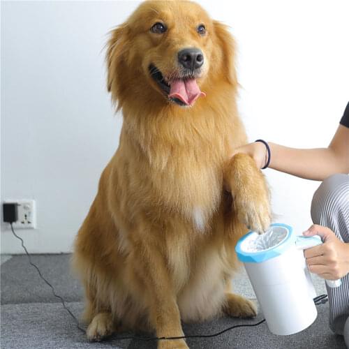 Automatic Dog Paw Cleaner Pet Foot Washer Grooming Brush Portable Pet Cat Dirty Paw Cleaning Cup Soft Silicone Foot Wash Tool