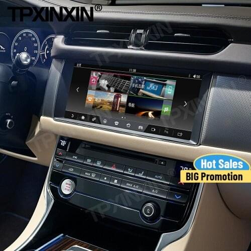 8+64G Carplay Car Radio 2 Din Stereo Receiver Android 10 For Jaguar XF XFL 2016 2017 2018 GPS Navi Screen Player Audio Head Unit