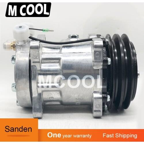 For Free Shipping auto ac a/c sanden compressor for car Sanden SD7H15 7863 7867 8024 8031 8062 4663 4779 6036 8104 8258 132MM