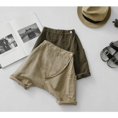 New Summer Children Cotton Linen Calf-length Pants Korean Style Baby Boys Corss-pants Kids Clothing Casual Trousers 3-7y