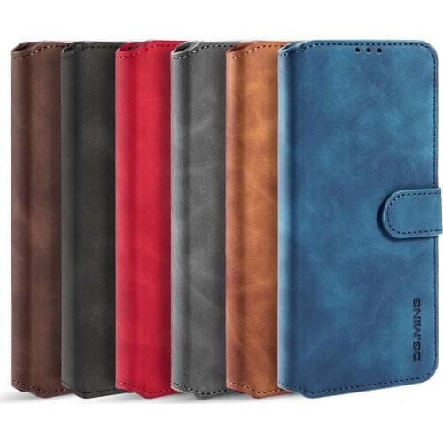 Case For Samsung Galaxy S21 FE Leather Luxury Magnetic Leather Wallet Phone Case Protective Shockproof Full Cover