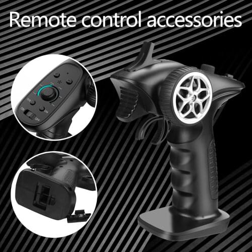 GA-4H-TX 4CH 2.4GHz Remote Control Digital Radio Transmitter Receiver for 1/8 1/10 1/16 1/32 RC Car Boat Tank Crawler