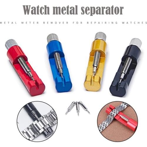 Watch Band Link Adjust Slit Tools Watch Strap Bracelet Chain Pin Remover Adjuster Spring Bar Repair Tool Kit for Men Women Watch