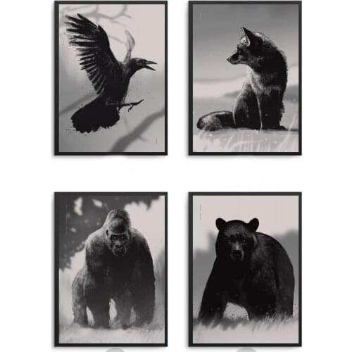 Wildlife Canvas Painting Wall Art Pictures prints home decor Wall poster decoration for living room