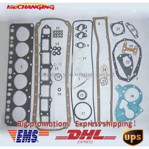 Kit For TOYOTA LAND CRUISER 4.0L 3F Full Gasket Set Engine Parts Engine Rebuilding Kits Overhaul Gasket Kit 04111-61051 50112300