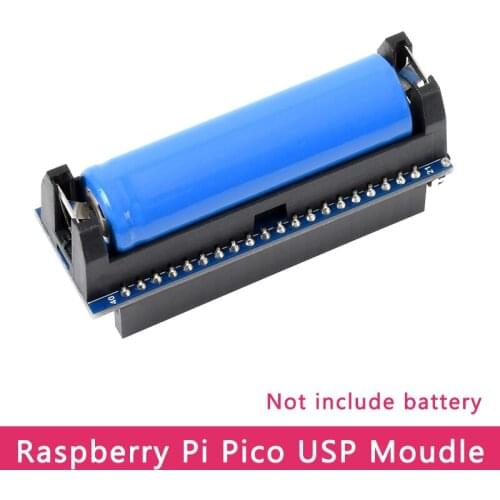 Raspberry Pi Pico UPS Uninterruptible Power Supply Battery Protection Circuits Monitoring Via I2C Bus for RPI Pico