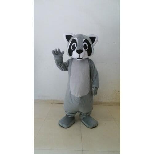 Raccoon Cartoon Mascot Costume Suits Adults Size Halloween Birthday Party Dress Birthday Cartoon Character Mascot Costume Gift