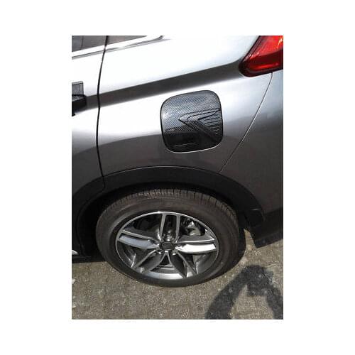 Carbon Fiber Look Oil Fuel Tank Cap Cover Trim For Mitsubishi Eclipse Cross 2018