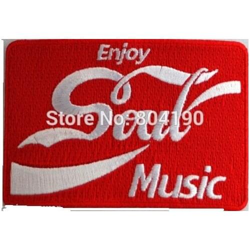 3.5" Enjoy Soul Ska Northern Soul Mod Logo Music Band Iron On Patch Heavy Metal Tshirt TRANSFER MOTIF APPLIQUE Rock Punk Badge