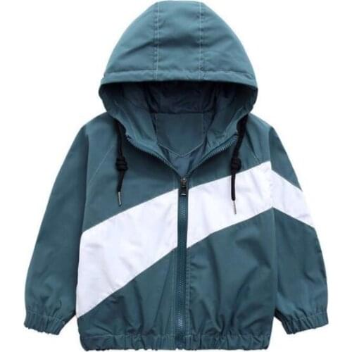 2019 new boys spring and autumn jacket autumn and winter children plus cotton jacket hooded shirt student clothing