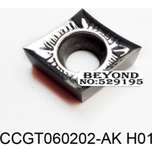 Original 10pcs CCGT060202-AK H01 CCGT060202 CCGT 060202 Carbide InsertsTurning Tool For Aluminum CNC Tools Lathe Cutter