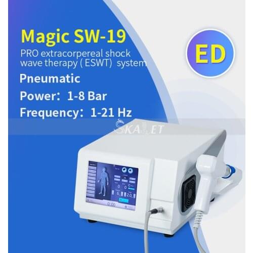 Pneumatic ESWT Extracorporeal Shock Wave Therapy Machine Male ED Erectile Dysfunction Treatment Joint Pain Relief Equipment