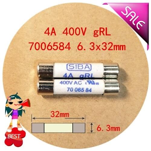 The fuse tube 4 a gRL 7006584 400 v AC 6 x32mm ceramic fuse molten core